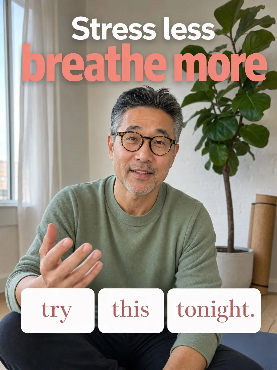 Stress less, breathe more, Wellness