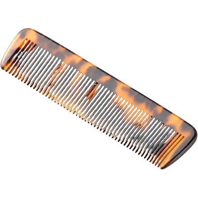 A tortoiseshell fine-tooth comb