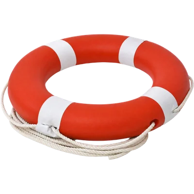 A red life ring