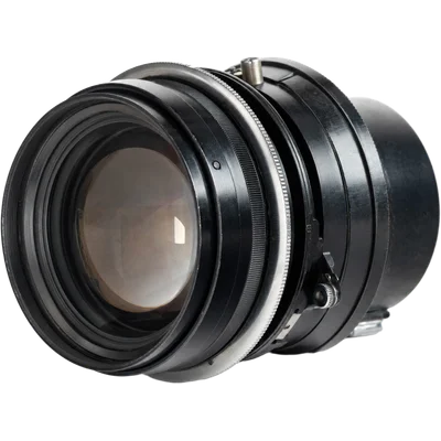 A vintage camera lens