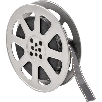 A metal film reel
