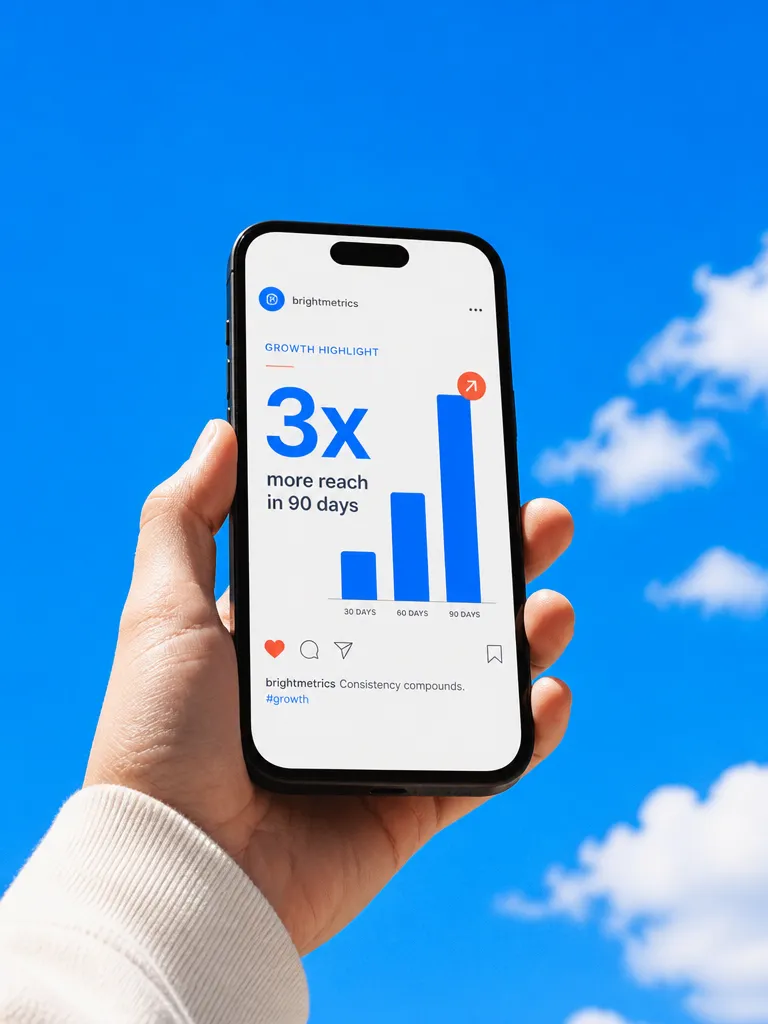 A square infographic post on a phone