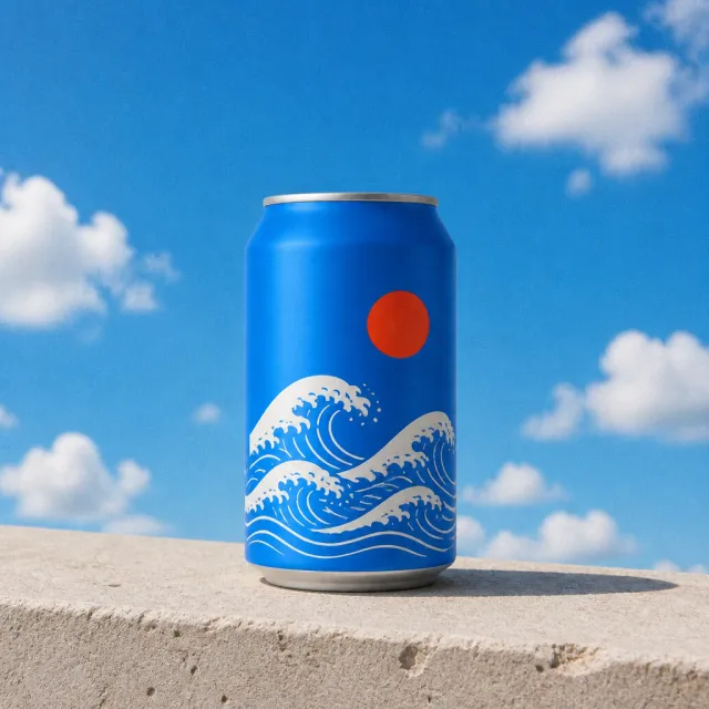 The can outdoors against the sky