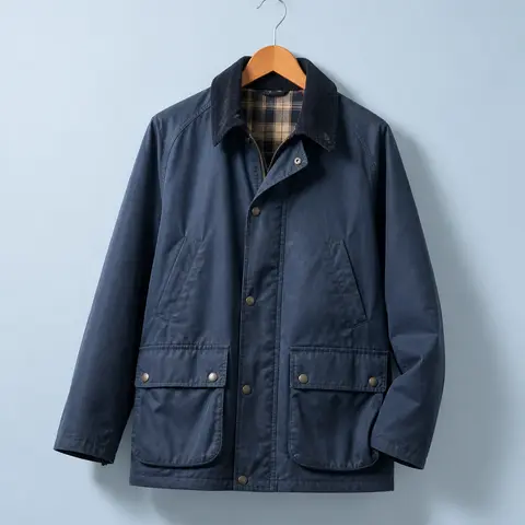 The field jacket in storm blue