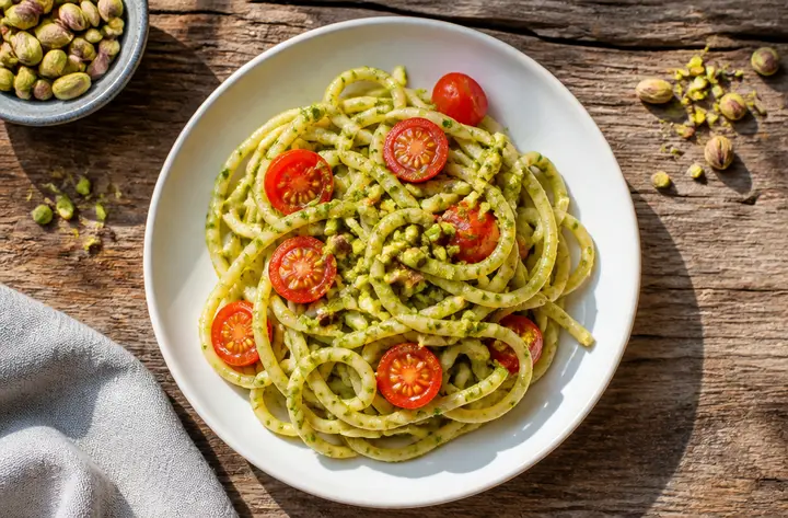 A plate of pasta