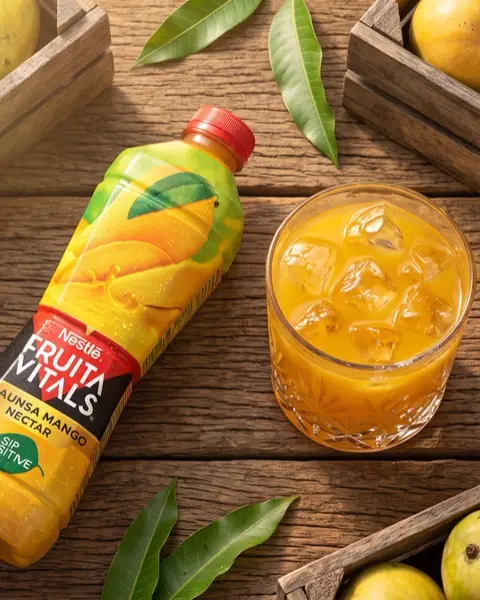 Juice campaign visual made with ImagineArt